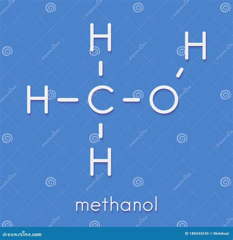 Methanol Skeletal Structure