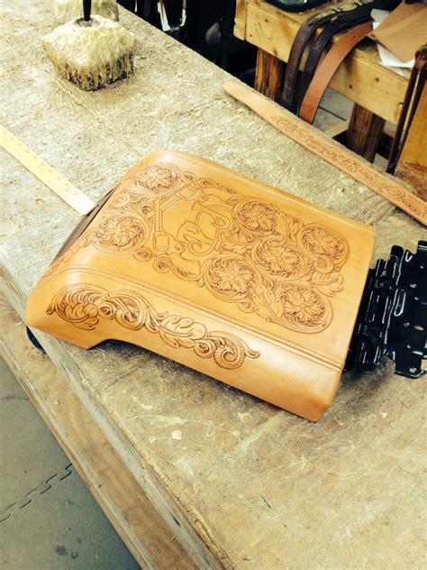 Console for a 2013 King Ranch Ford pickup! Custom Leather Work, Leather Art, Leather Design ...