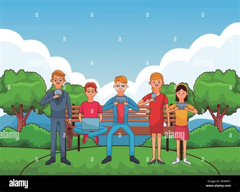 group of friends cartoon Stock Vector Image & Art - Alamy