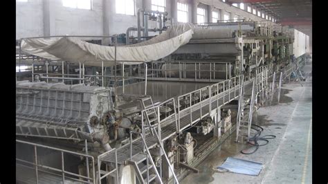 High quality paper machine,high speed fourdrinier wire paper machine - YouTube