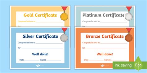 Bronze Star Certificate Template