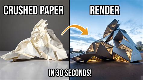 Create Realistic RENDERS from CRUSHED PAPER For FREE | LookX AI - YouTube