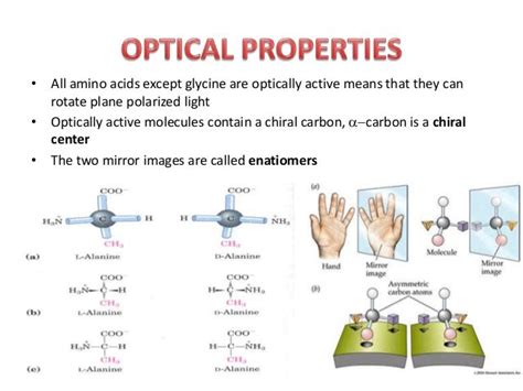 Amino acids and proteins