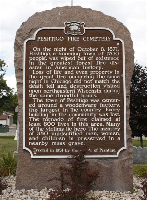 Peshtigo Fire Museum and Cemetery