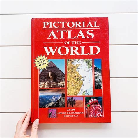 Pictorial Atlas of the World, 1993. Hardcover. $14 (Measures 14”x10.5”) In great used condition ...