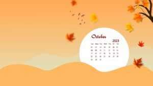 October Calendar Wallpaper 2023 - iXpap