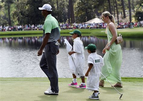 15 adorable Masters photos of Tiger Woods, his kids and Lindsey Vonn | For The Win