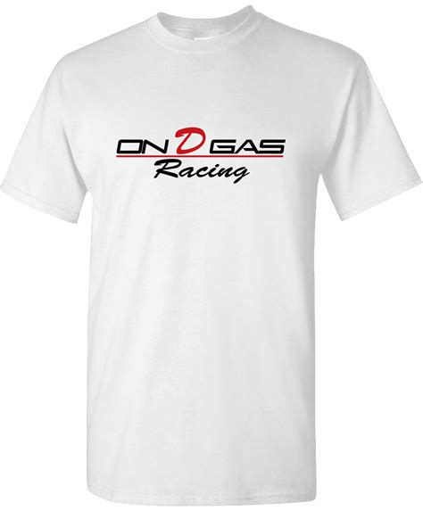 White On D Gas Racing t-shirt – ONDGAS