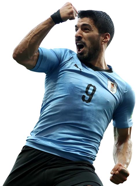 Luis Suarez Uruguay football render - FootyRenders