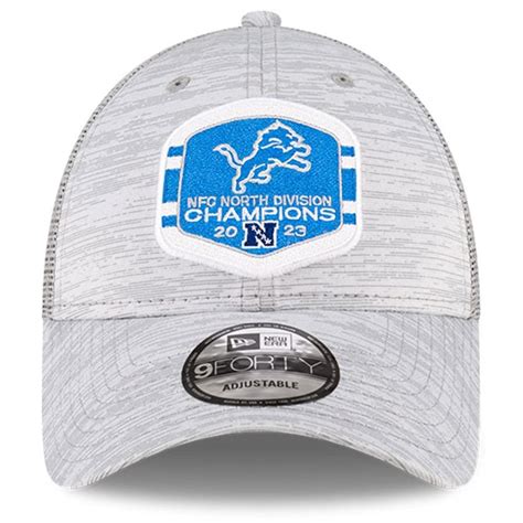 Detroit Lions 2023 NFC North Division Champion Snapback Hat