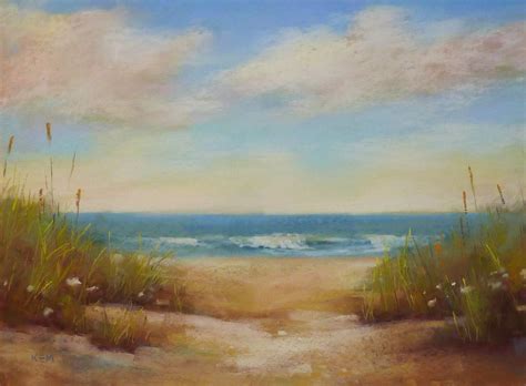 Serene Beach Dune SEASCAPE 18x24 Karen Margulis Florida Art | Etsy ...