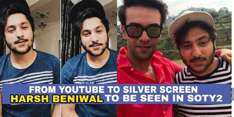 After YouTube, Harsh Beniwal To ROCK The Silver Screen In SOTY2 – Filmymantra