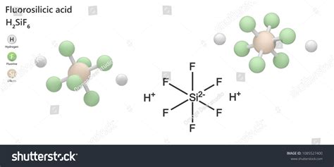 Fluorosilicic Acid Formula F6h2si H2sif6 H2f6si Stock Illustration 1085527400 | Shutterstock