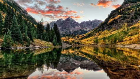 Fondos de pantalla : paisaje, bosque, lago, reflexión, río, parque ...