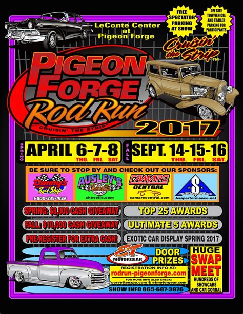 Pigeon Forge spring rod run – Pigeon Forge Convention Center