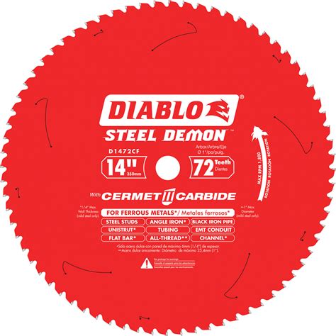 FREE SHIPPING — Diablo Steel Demon Cermet II Carbide Metal Cutting ...