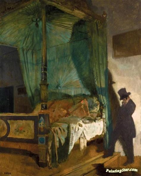 The Empty Bed Artwork by Sir William Orpen, R.A., R.H.A. Oil Painting ...