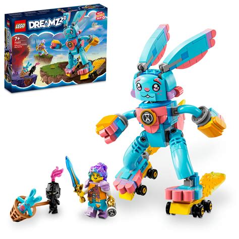 LEGO DREAMZzz Izzie and Bunchu the Bunny 71453 Building Toy Set (259 Pieces) - The Minifigure ...