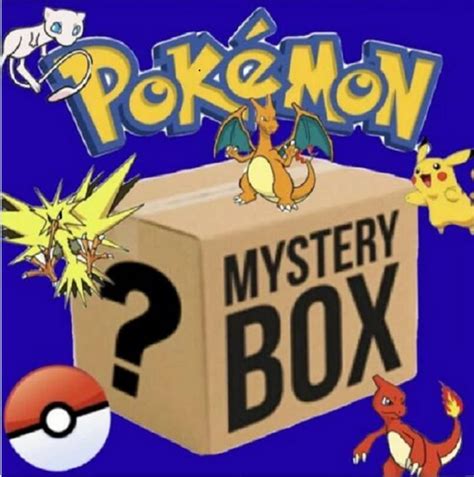 Pokemon MYSTERY Box Gift Official Pokemon Cards Promos | Etsy