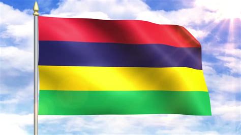 Flag Of Mauritius Stock Footage Video 2581220 - Shutterstock