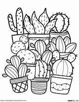 Free Cactus Coloring Pages For Kids  Cute coloring Cool sketch template