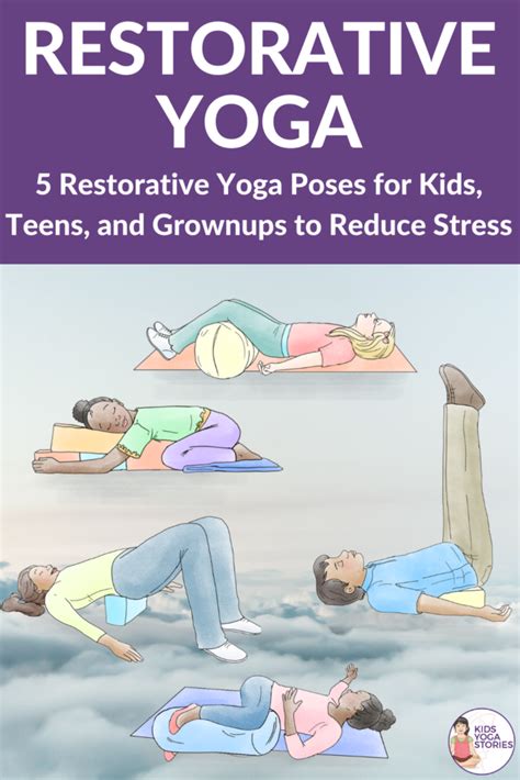 5 Restorative Yoga Poses for Kids, Teens, and Grownups to Reduce Stress ...