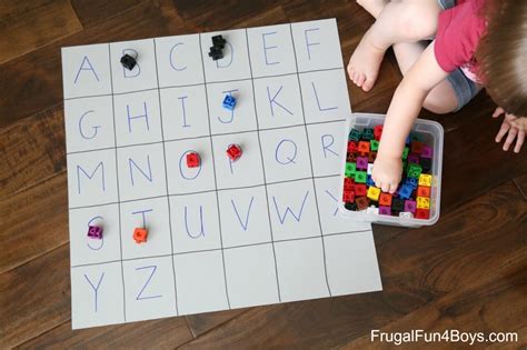 Four Simple Alphabet Games that Preschoolers will Love - Frugal Fun For Boys and Girls