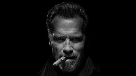 Download Cigar Face Black & White American Actor Celebrity Arnold ...