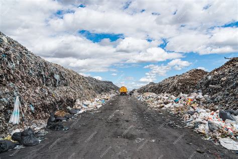 Premium Photo | Landfill waste environmental pollution