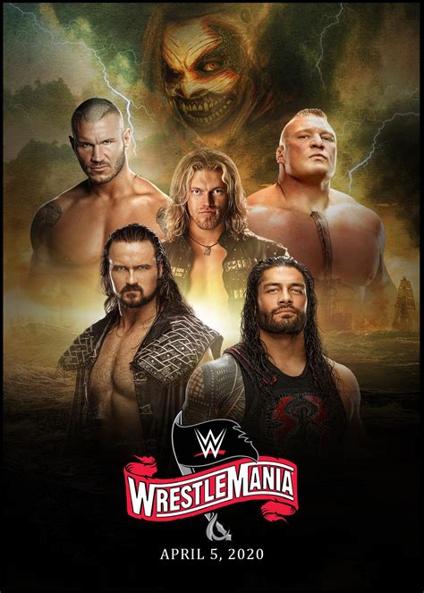 [OC] Wrestlemania 36 Poster : r/SquaredCircle