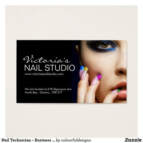 Nail Salon Business Card Template Free