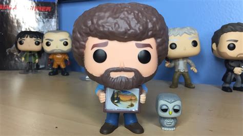 Funko Pop! Bob Ross: The Joy of Painting - Bob Ross and Hoot (Chase) Unboxing - YouTube