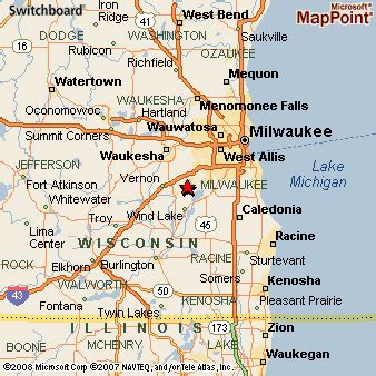 Muskego, Wisconsin Area Map & More