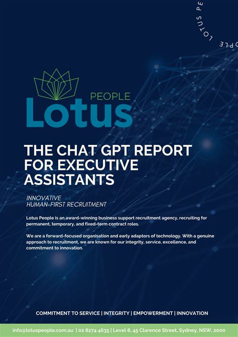 The Chat GPT Report for Executive Assistants