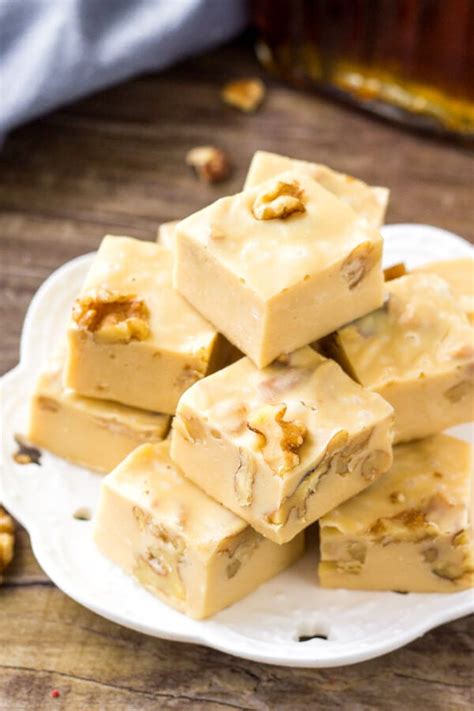 Maple Walnut Fudge - Just so Tasty