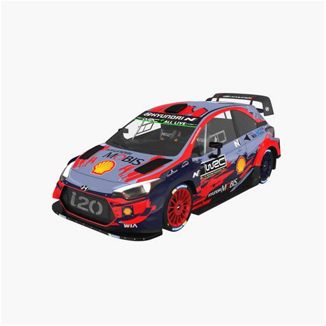 3D hyundai i20 coupe wrc - TurboSquid 1403913