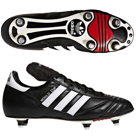 adidas World Cup Detachable Soccer Shoes - black/running white | Soccer Village