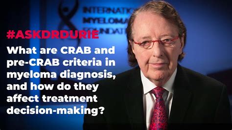 What are CRAB and pre-CRAB criteria in myeloma diagnosis, & how do they ...