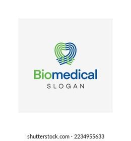 Biomedical Engineering Logo Design Vector Health Stock Vector (Royalty ...