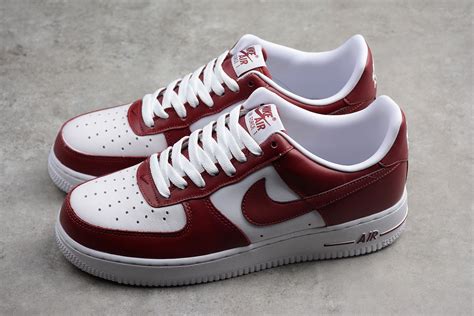 Men's Nike Air Force 1 Low Team Red/White Sneakers AQ4134-600