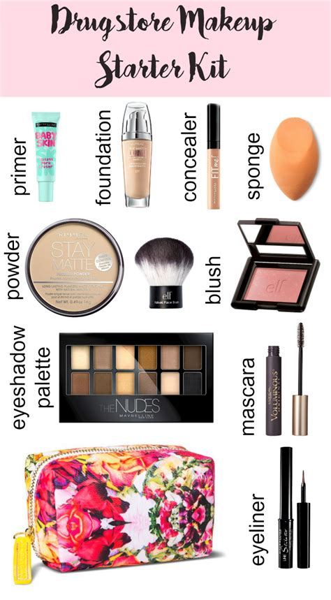 Drugstore Makeup Starter Kit | Makeup starter kit, Makeup for beginners, Drugstore makeup