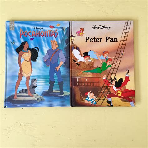 Vintage 1990s Walt Disney Movie Books, Set of 7, Vintage Disney Book Set, Vintage Disney ...