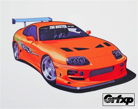 Never Forget the Buster Supra (Donation) Printed Sticker | Concept cars, Concept car design ...