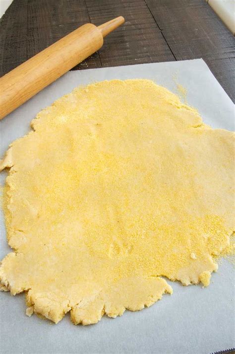 This easy cornmeal crust comes together in minutes and gives a rustic ...