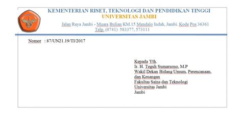 Contoh Kop Surat Di Amplop - Aneka Contoh