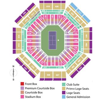 Indian Wells Stadium 1 Map – Get Map Update