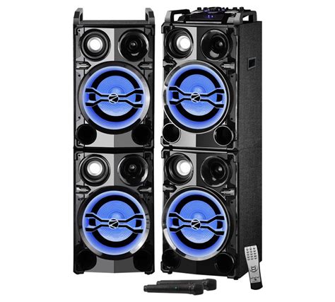 Zebronics Tower speaker Monster Pro 2X10 comes with Built-in FM, Bluetooth function,LED display ...