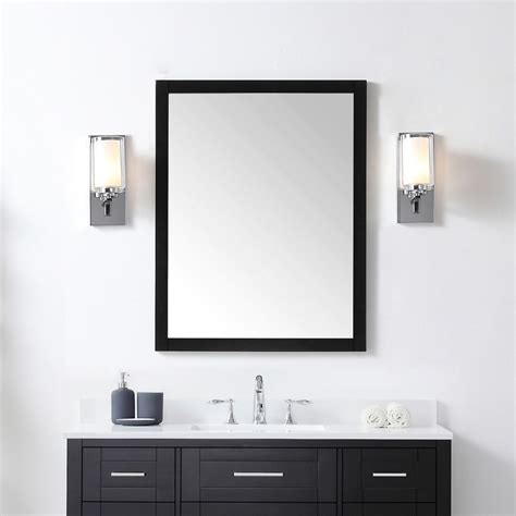 Black Rectangular Bathroom Mirrors at Lowes.com