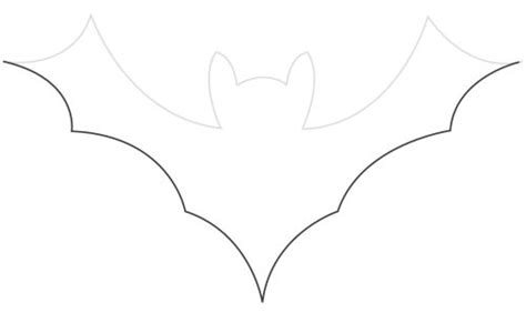 How to draw a Bat for Halloween - Easy Step by Step - Tina Lewis Art