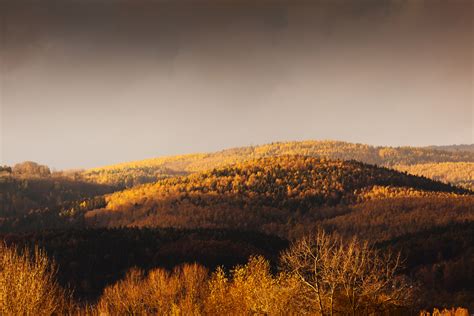 Sunset In The Mountains In Autumn Free Stock Photo - Public Domain Pictures